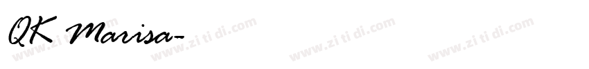QK Marisa字体转换